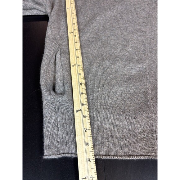 Greylin Anthropologie Cardigan Brown Greige Medium Wool Cashmere Angora Blend - Picture 9 of 11